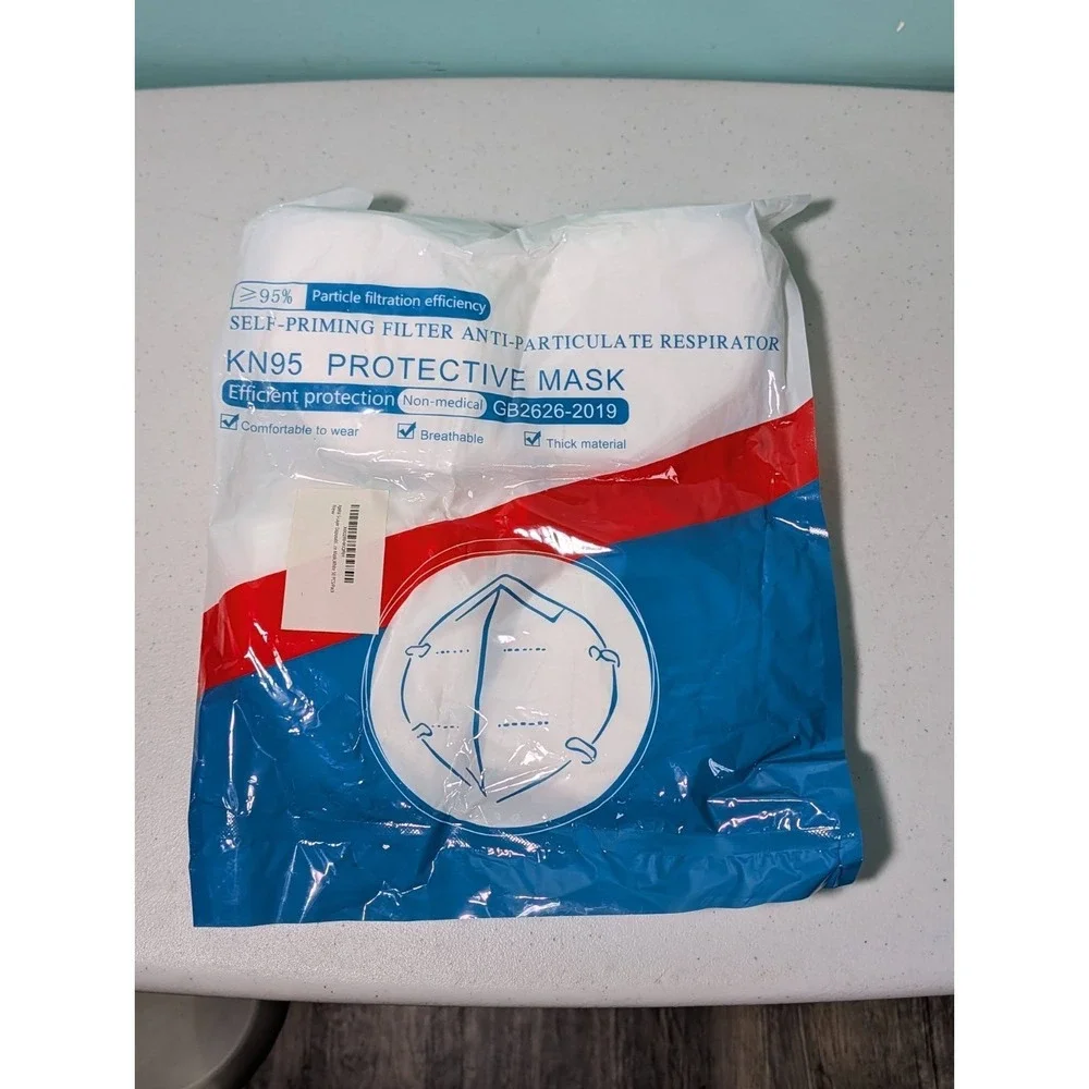 KN-95 Protective Fask Mask Non-Medical 50 Pcs Disposable Respirator